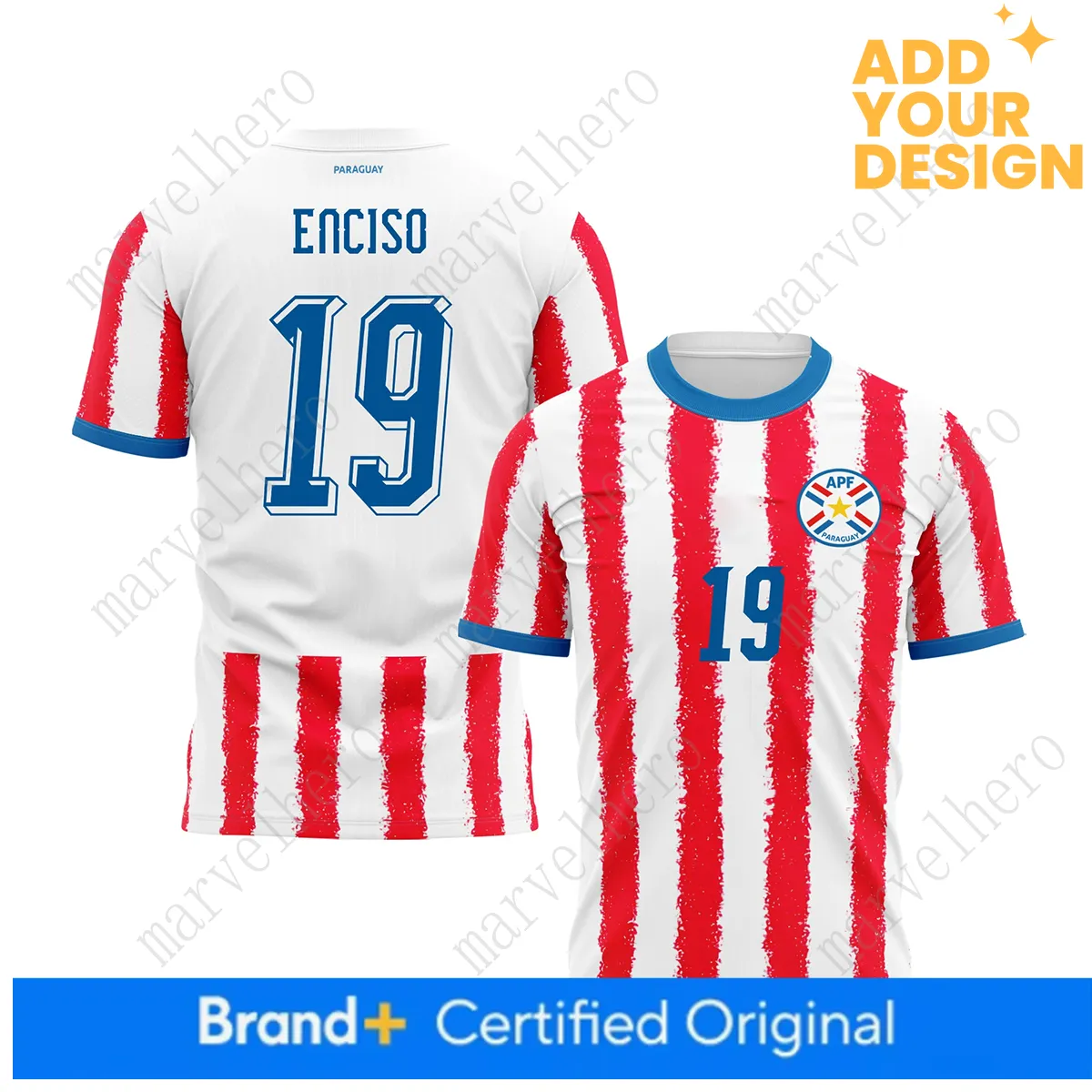 Paraguay Jersey Antonio Sanabria NO 9 World Cup 2026 National Team Sports T shir - SitterJersey.com