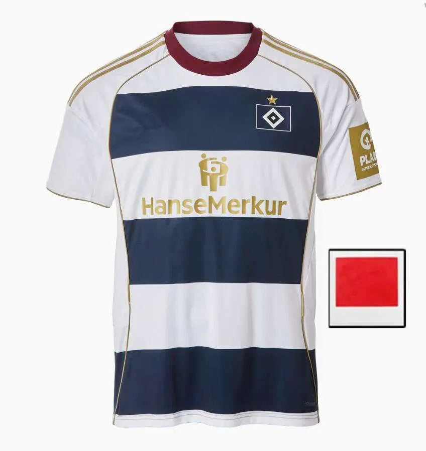Hsv Trikot Soccer Jersey 25 26 27 Hamburger SV Football Jersey GLATZE VAGNOMAN O - SitterJersey.com