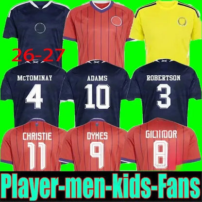 Scotland 2026 World Cup football shirt ROBERTSON ADAMS Soccer Jerseys DYKES McTo - SitterJersey.com