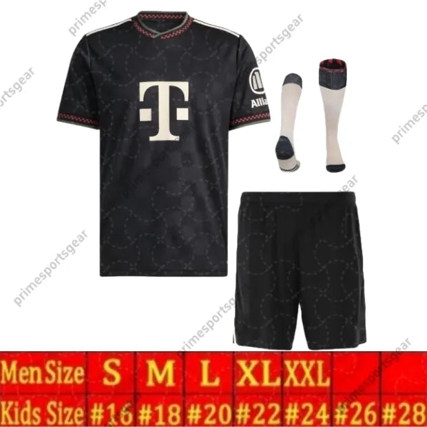 25 26 27 KANE OLISE soccer jerseys Anniversary BAYERNS MUNICH SANE KIMMICH UPAME - SitterJersey.com