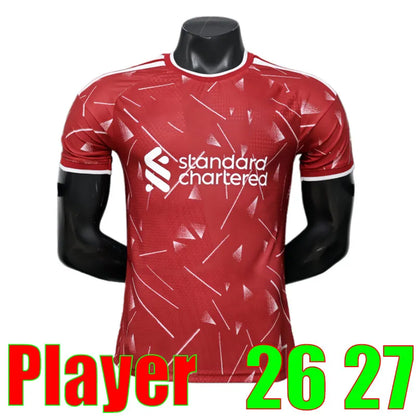 Liveropool Jersey 26 27 SZOBOSZLAI LFC ISAK WIRTZ EKITIKE M.SALAH VIRGIL soccer  - SitterJersey.com