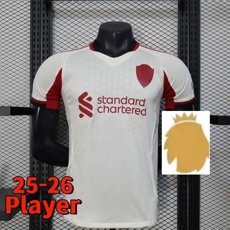 25 26 27 liverpool Wirtz SALAH football shirt Ekitike MAC ISAK ALLISTER Kerkez G - SitterJersey.com