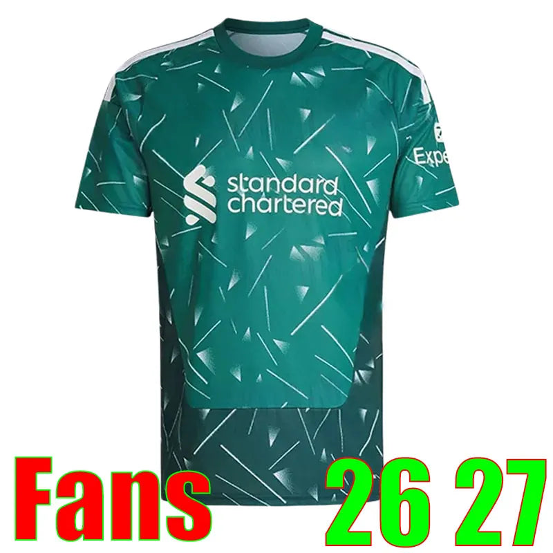 Liveropool Jersey 26 27 SZOBOSZLAI LFC ISAK WIRTZ EKITIKE M.SALAH VIRGIL soccer  - SitterJersey.com