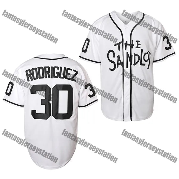 The Sandlot Baseball Jersey 11 Yeah-Yeah Blue Embroidered Baseball Sports Tops B - SitterJersey.com