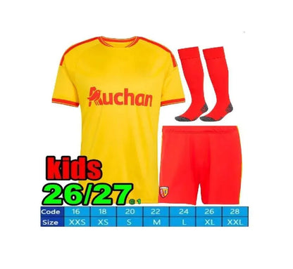 26 27 maillots de foot rc lens soccer jersey 2026 2027 Medina Nzola Said Koyalip - SitterJersey.com