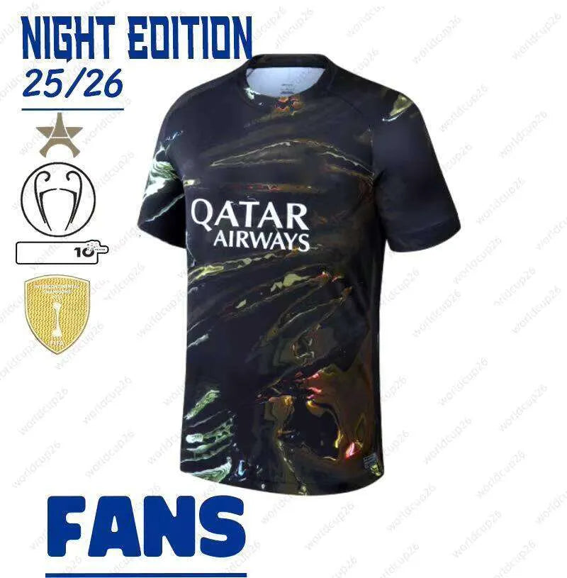 25/26 Season 1:1 Soccer Football Jersey Outdoor Sports Shirt Dembele Doue Kvarat - SitterJersey.com