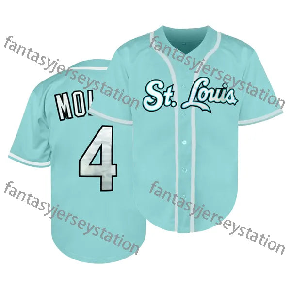 27 blue mens baseball jersey embroidered guerrerd jr vneck polyester sports top  - SitterJersey.com