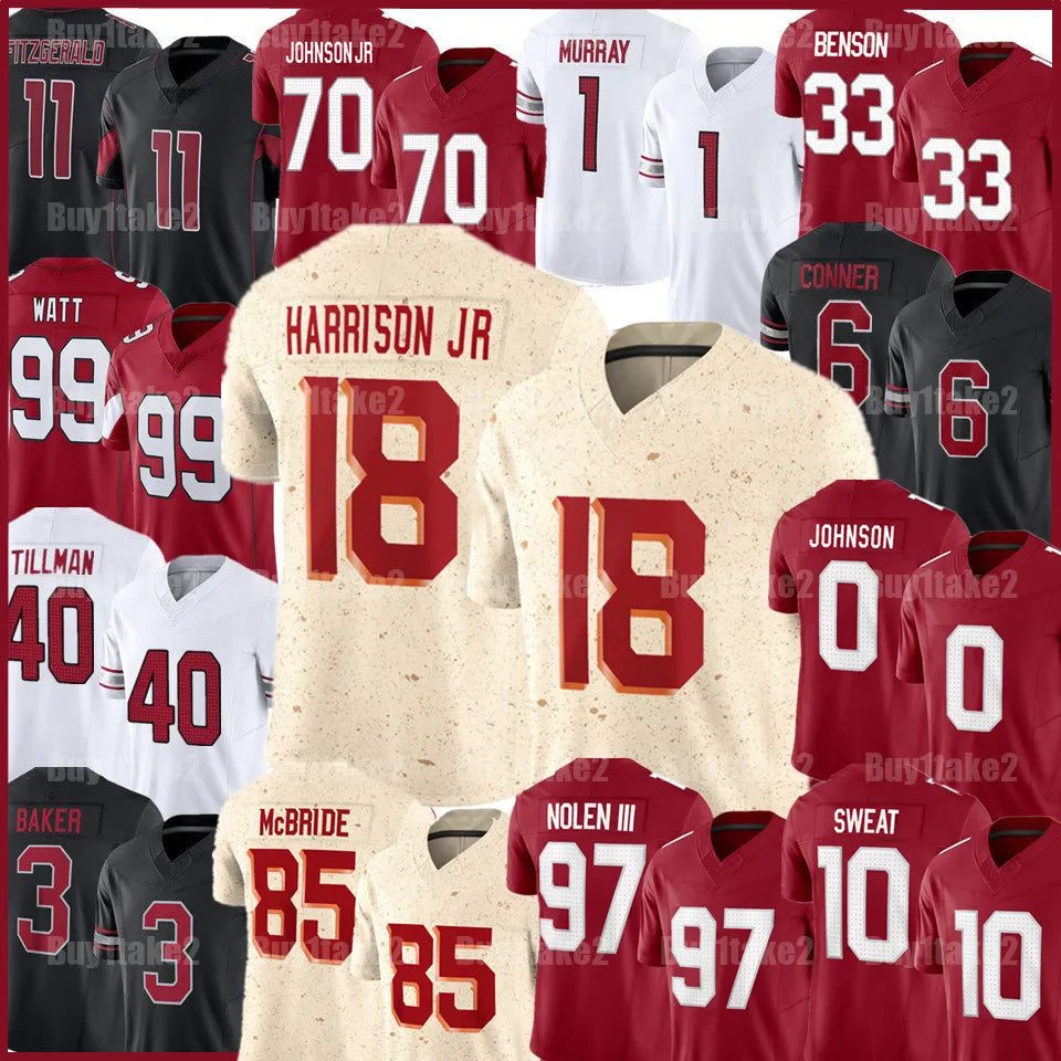 Caleb Williams Rome Odunze Luther Burden III Kyle Monangai Football Jersey Colst - SitterJersey.com