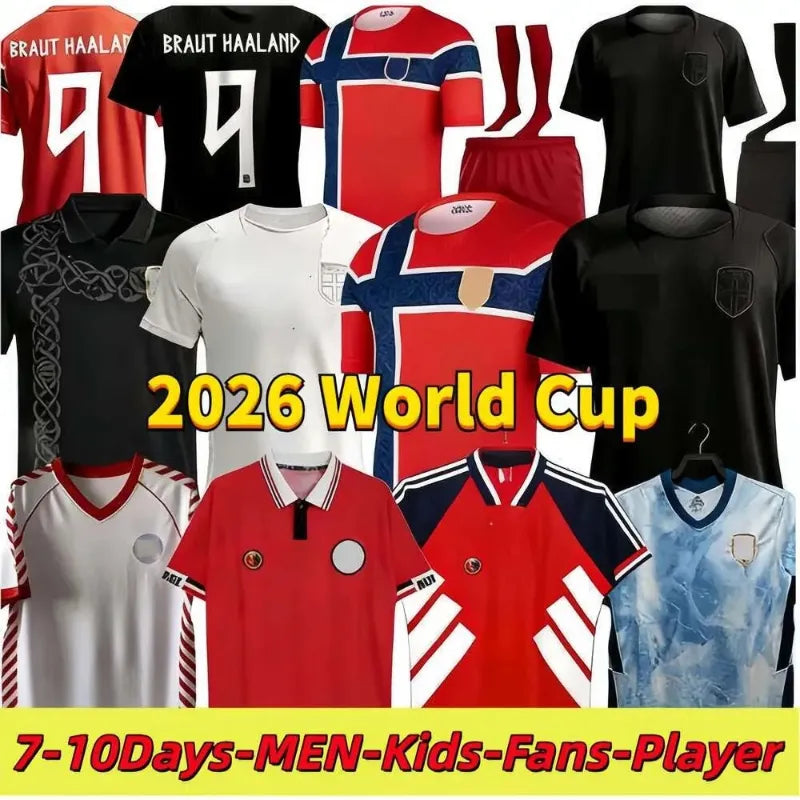 Norway World Cup 2026 Jersey HAALAND ODEGAARD SORLOTH NUSA AASGAARD MYHRE DONNUM - SitterJersey.com