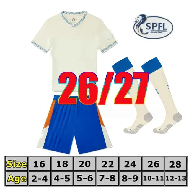 2026 2027 Glasgow RangersSoccer Jerseys Retro home shirt away Glasgow COLAK ROOF - SitterJersey.com