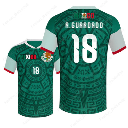 Mexico Jersey Hirving Lozano NO 22 World Cup 2026 Mexican National Team Sports T - SitterJersey.com