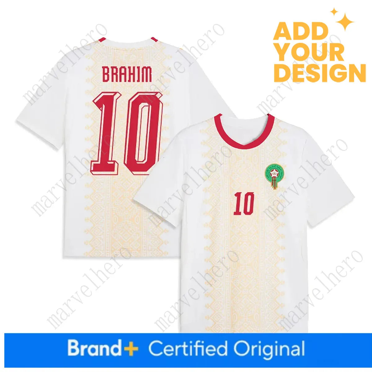 Morocco Jersey World Cup 2026 Maillot Maroc Soccer Jerseys National Team HAKIMI  - SitterJersey.com