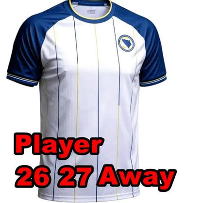 2026 Bosnia-Herzegovina World Cup Jerseys Bosnia and Herzegovina Dzeko Soccer Je - SitterJersey.com