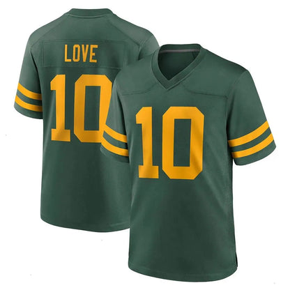 Green BayS Love PackersS Jersey Favre Josh Jacobs Matthew Golden Parsons Footbal - SitterJersey.com