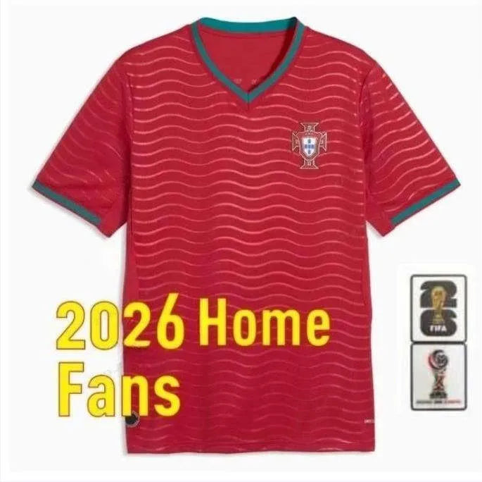 Portugal 2026 World Cup Jersey Portugal Jersey 2026 World Cup Soccer Jerseys Portuguesa Ronaldo JOAO FELIX BERNARDO B. FERNANDES PEPE 26 27 Maillot Portugal Football Shirt Team Men Kids Kit Top - SitterJersey.com