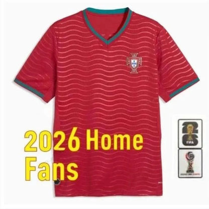 Portugal 2026 World Cup Jersey Portugal Jersey 2026 World Cup Soccer Jerseys Portuguesa Ronaldo JOAO FELIX BERNARDO B. FERNANDES PEPE 26 27 Maillot Portugal Football Shirt Team Men Kids Kit Top - SitterJersey.com