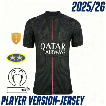 Psges Jersey 25 26 27 Ousmane Dembele Kvaratskhelia Maillot De Football Shirt To - SitterJersey.com