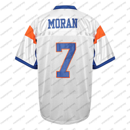 #7 MORAN Comfy V-Neck Football Jerseys Men Mesh Embroidery for Training and Comp - SitterJersey.com