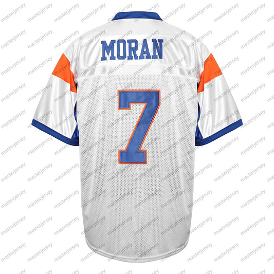#7 MORAN Comfy V-Neck Football Jerseys Men Mesh Embroidery for Training and Comp - SitterJersey.com