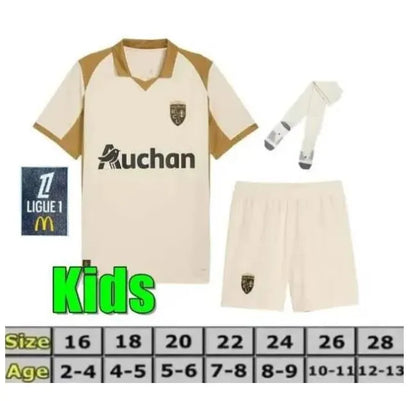 25 26 27 Home Away Maillot RC Lens Soccer Jerseys THIRD Saint-Barbe Special KAKU - SitterJersey.com