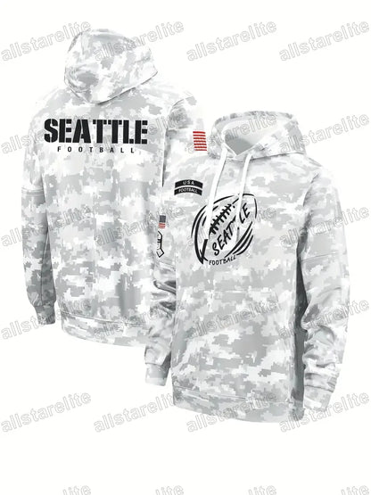Custom Salute To Service Pullover Football Hoodie Jersey individuation Stitch Ca - SitterJersey.com