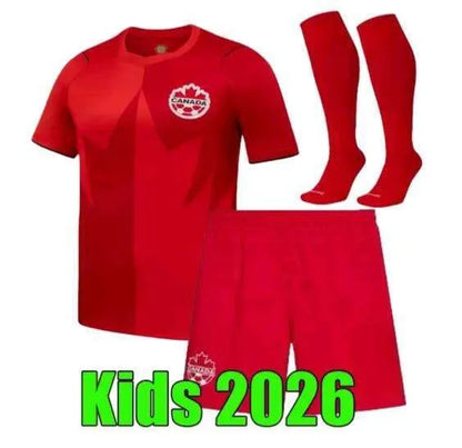 canada soccer jersey 2026 World Cup J.DAVID DAVIES LARIN 26 27 CAVALLINI MILLAR  - SitterJersey.com