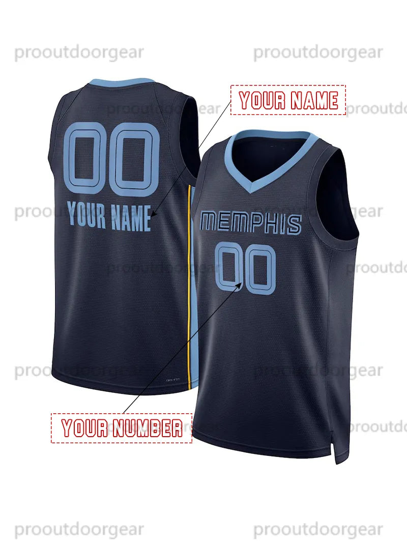 2024/25 City Edition Basketball Jersey Morant Edey Jackson Jr. Bane Custom Jerse - SitterJersey.com
