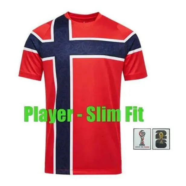 Norways HAALAND 2026 World Cup soccer jerseys SORLOTH NUSA AASGAARD HORN MYHRE D - SitterJersey.com