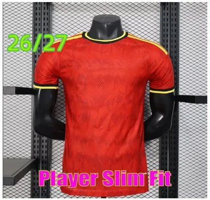 2026 Belgium World Cup Soccer Jerseys DE BRUYNE R. LUKAKU E. HAZARD 25 26 MERTEN - SitterJersey.com