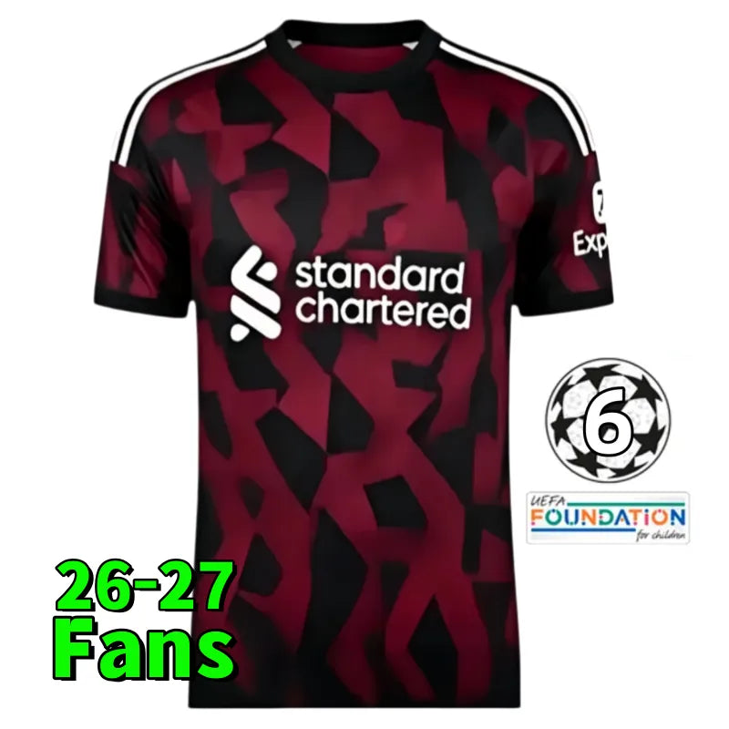 liverpooll 25 26 27The Reds Mohamed ISAK WIRTZ MAC ALLISTER Home Away men Soccer - SitterJersey.com