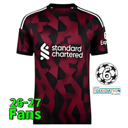 liverpooll 25 26 27The Reds Mohamed ISAK WIRTZ MAC ALLISTER Home Away men Soccer - SitterJersey.com
