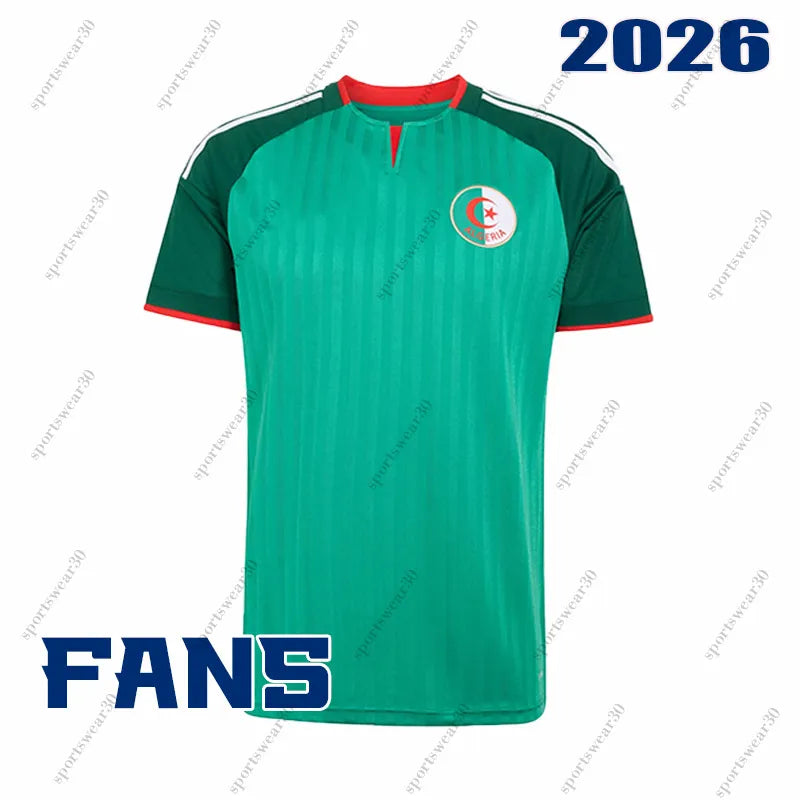 Algeria worldcup 2026 Maza Ait-Nouri Gouiri Amoura Hadj Moussa Soccer Jerseys Bo - SitterJersey.com