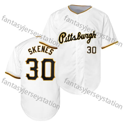 Men's Oakland Letter and Number 9 Embroidered White Sleeveless Baseball Jersey,  - SitterJersey.com