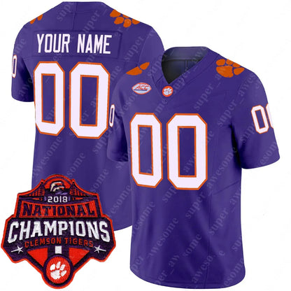Cade Klubnik CU Tigers Football Jersey Adam Randall TJ Parker Antonio Williams B - SitterJersey.com