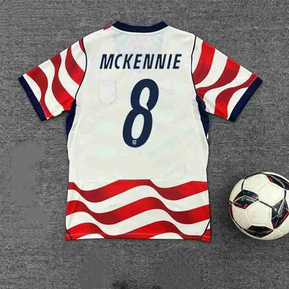 2026 USA HOME World Cup football jersey BEYNA MCKENNIE PULISIC BALOGUN Fans and  - SitterJersey.com