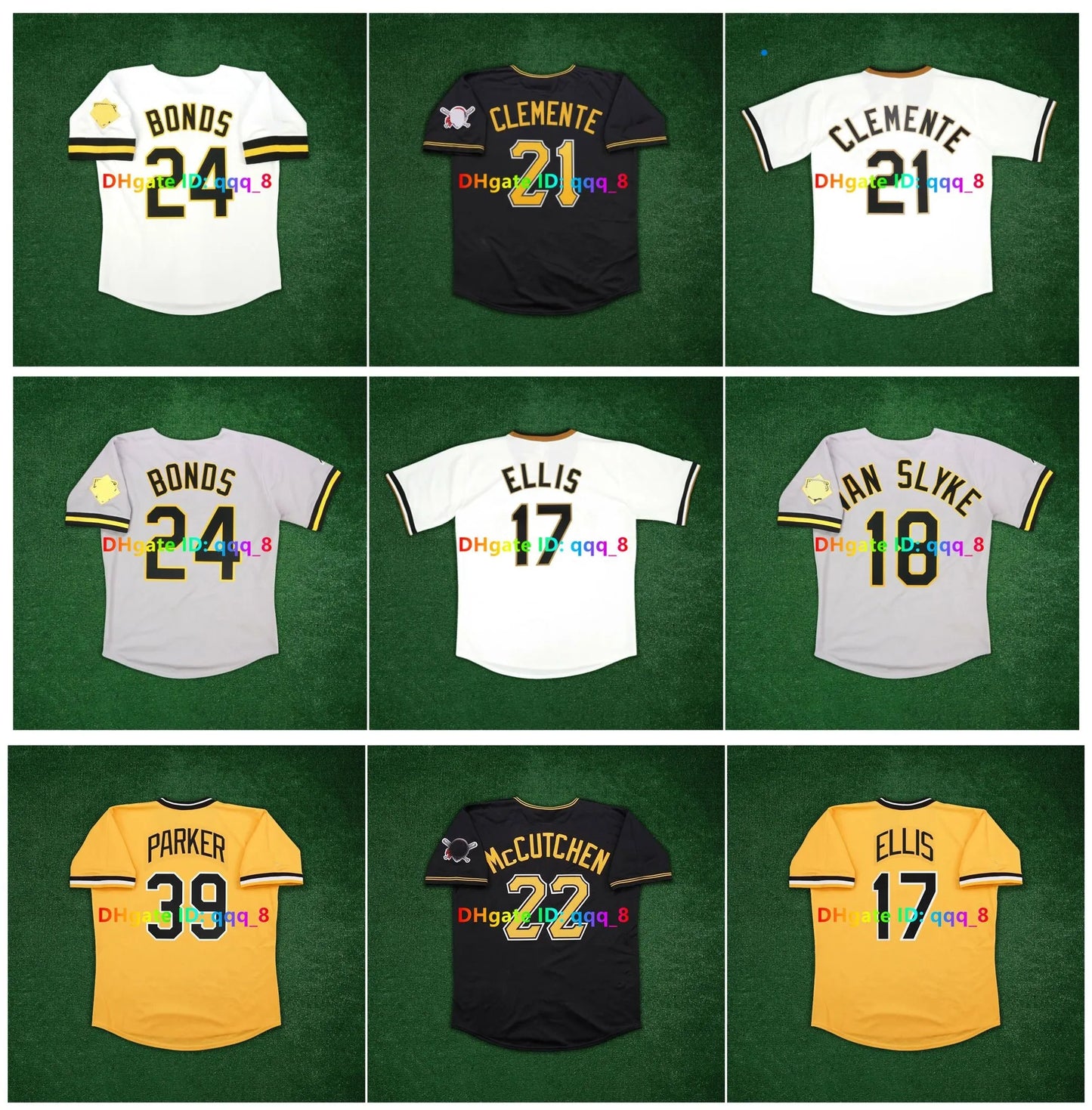 21 Clemente Jersey Jerseys baseball Jerseys White Embroidery For Training And Co - SitterJersey.com