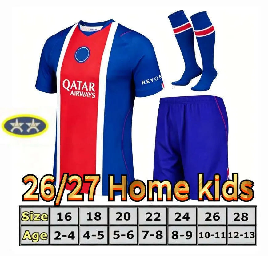 Psges Jersey 25 26 27 Ousmane Dembele Kvaratskhelia Maillot De Football Shirt To - SitterJersey.com