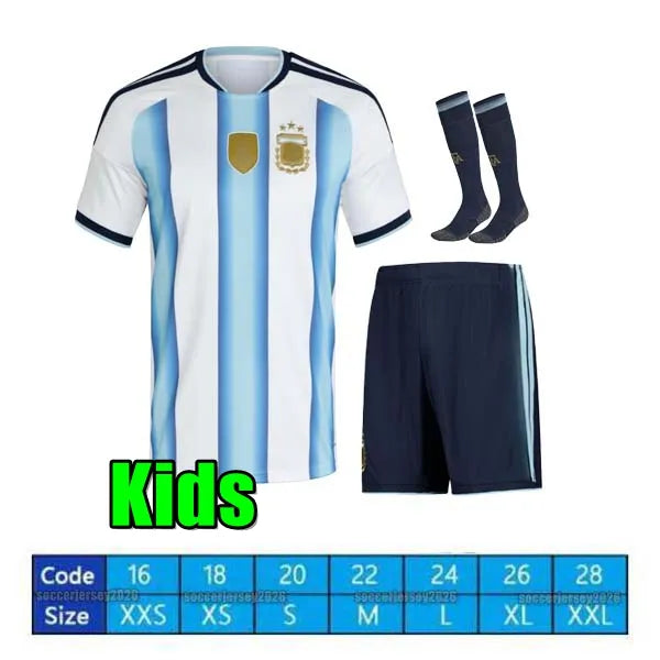 ArgentinaS World Cup soccer Jerseys 26 27 MARADONA J. ALVAREZ FC Men Kids footba - SitterJersey.com