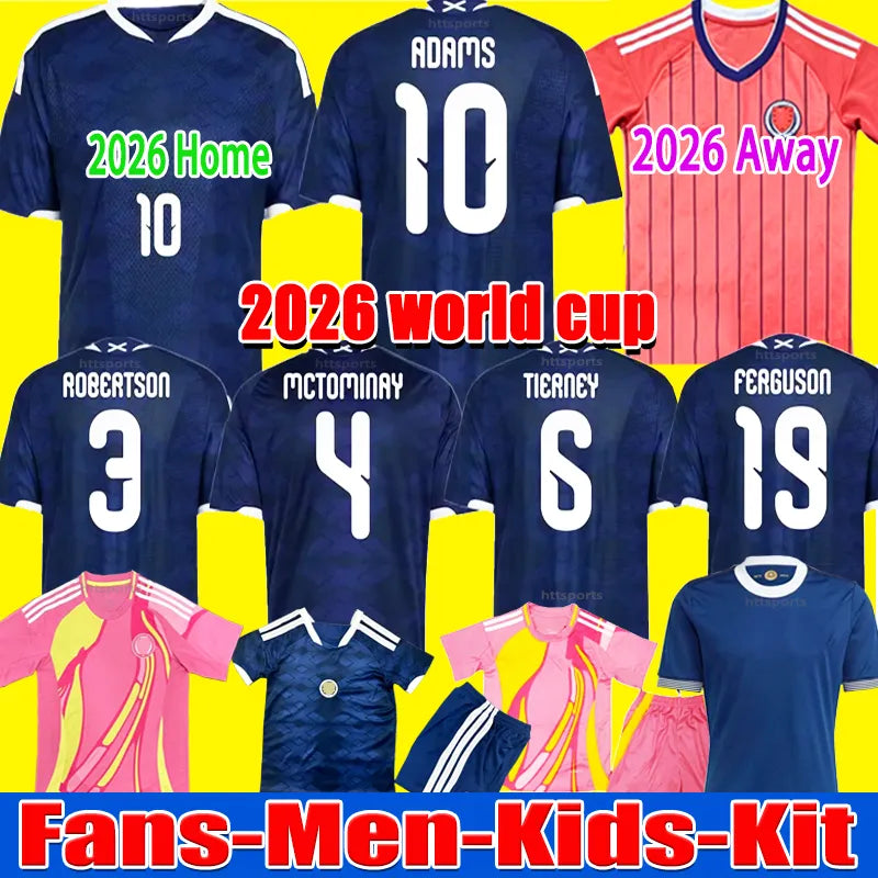 Scotland 2026 World Cup football shirt ROBERTSON ADAMS Soccer Jerseys DYKES McTo - SitterJersey.com