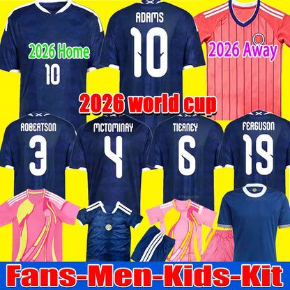 Scotland 2026 World Cup football shirt ROBERTSON ADAMS Soccer Jerseys DYKES McTo - SitterJersey.com