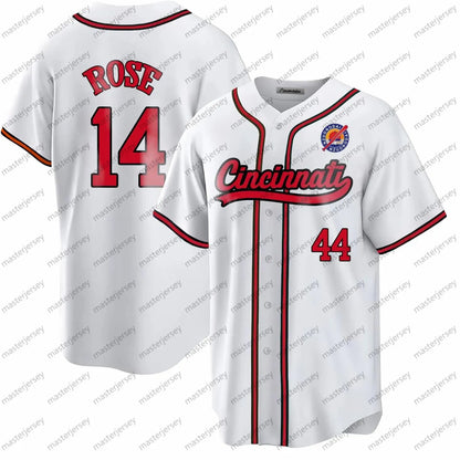 14 ROSE Baseball Jerseys DE LA CRUZ GRIFFEY Custom Men/Women/Youth Jersey - SitterJersey.com
