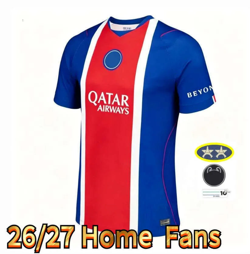Psges Jersey 25 26 27 Ousmane Dembele Kvaratskhelia Maillot De Football Shirt To - SitterJersey.com