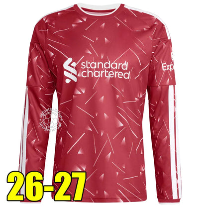2026 ISAK EKITIKE WIRTZ DIOGO J. KERKEZ FRIMPONG M.SALAH liverpool 26 27 FC Foot - SitterJersey.com