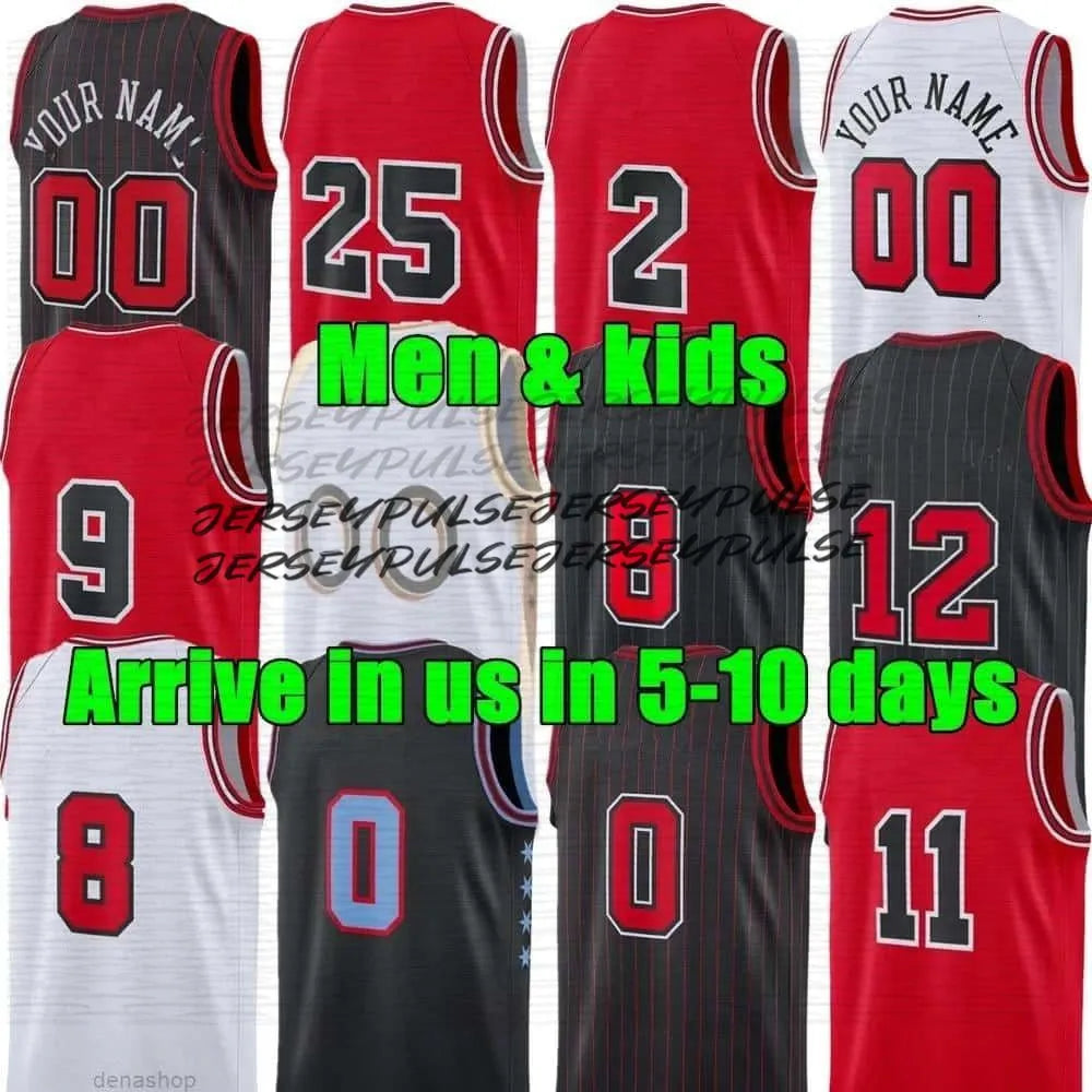 Custom Basketball Jerseys Coby White Matas Buzelis Josh Giddey Nikola Vucevic Pa - SitterJersey.com