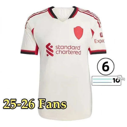 25 26 27 liverpool Wirtz SALAH football shirt Ekitike MAC ISAK ALLISTER Kerkez G - SitterJersey.com