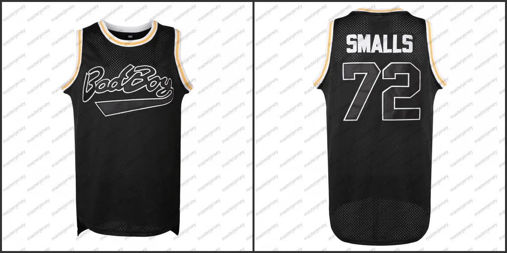 #7 SMALLS Men's Basketball Jersey Sweatshirt - Embroidered Movie Mesh Letters \u - SitterJersey.com