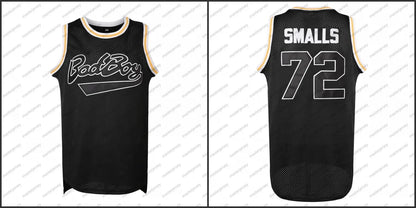 #7 SMALLS Men's Basketball Jersey Sweatshirt - Embroidered Movie Mesh Letters \u - SitterJersey.com