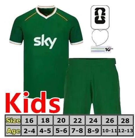 Ireland Soccer Jerseys Kit DOHERTY DUFFY St.Patrick's Day 2025 2026 Home Green W - SitterJersey.com