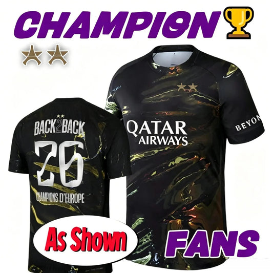 Psges jersey Soccer Jerseys DEMBELE HAKIMI 25 26 27 enfants 2026 football shirts - SitterJersey.com