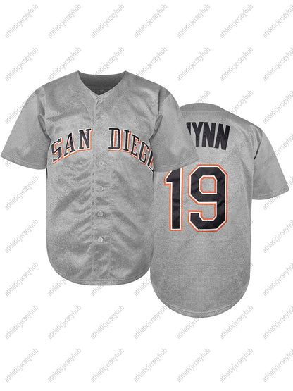 Vintage Sports Baseball Jersey Shirt - Polyester 100%, V-Neck, Embroidered Numbe - SitterJersey.com